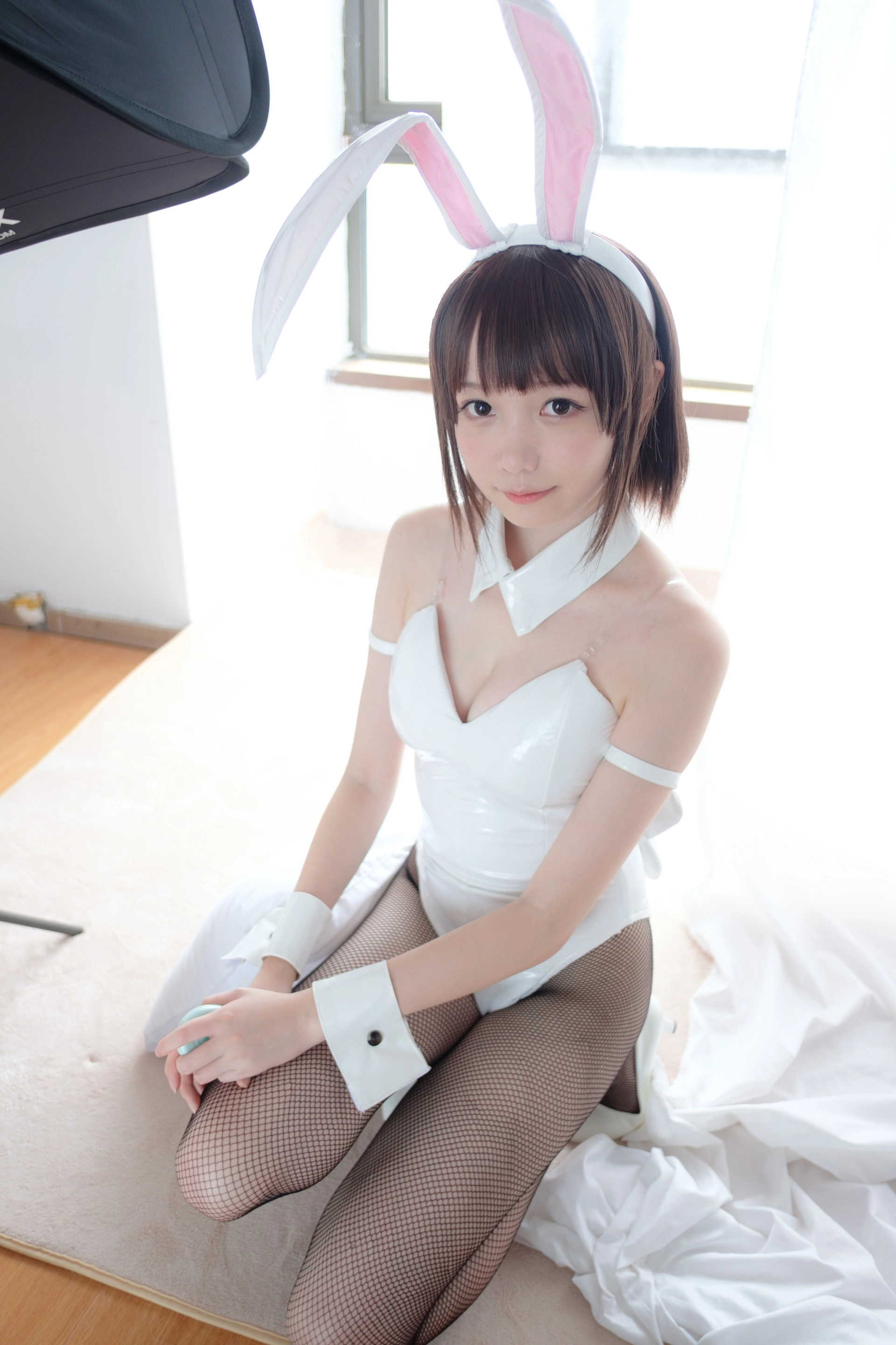 森萝财团全系列 - LOVEPLUS-001 黑丝网袜兔女郎 2